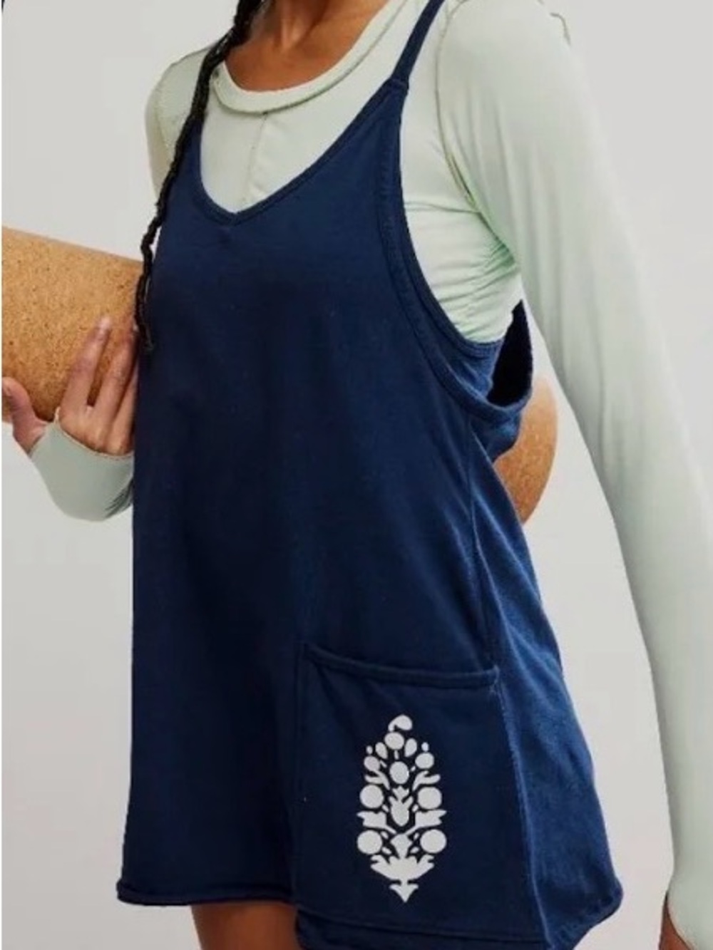 FP Movement by Free People Navy Racerback Tank